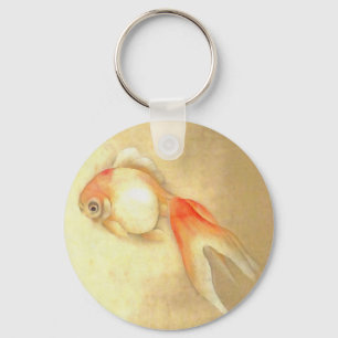 Tranquil Japanese Goldfish Key Ring
