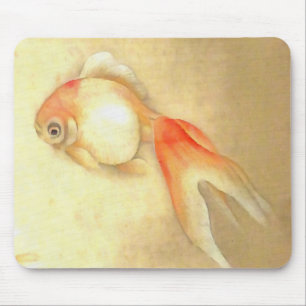 Tranquil Japanese Goldfish Mouse Pad