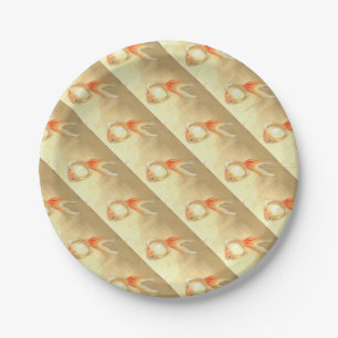 Tranquil Japanese Goldfish Paper Plate