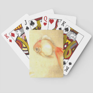 Tranquil Japanese Goldfish Playing Cards