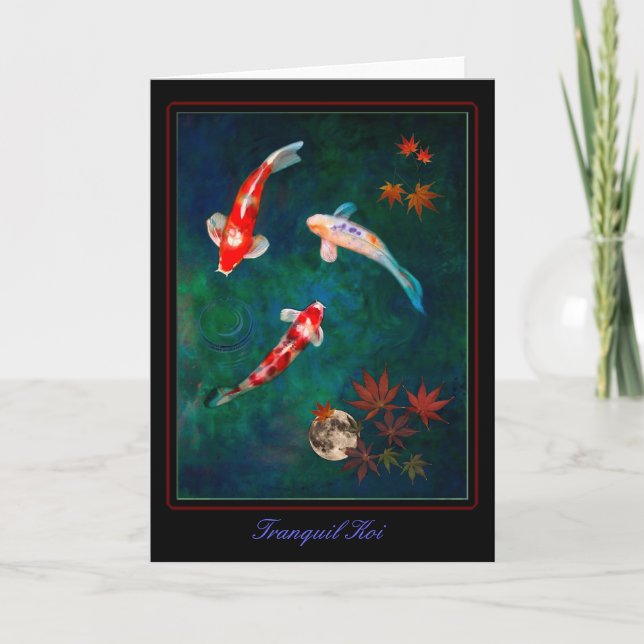 Tranquil Koi Card (Front)
