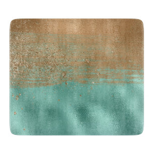 Tranquil Lagoon Colourful Abstract Pattern Cutting Board