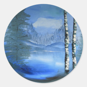 Tranquil Lake Stickers