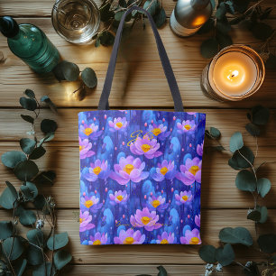 Tranquil Lotus Blossom Wellness Tote Bag