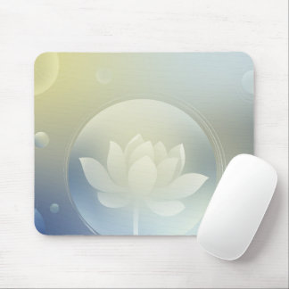 Tranquil Lotus Mouse Pad
