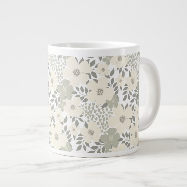 Tranquil meadow large coffee mug (Front Right)