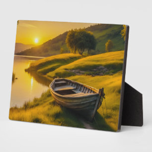 Tranquil Morning Sunrise  Plaque