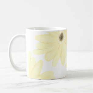 Tranquil Morning Yellow Flowers  Coffee Mug