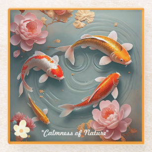 "Tranquil Nature Scene" Glass Coaster