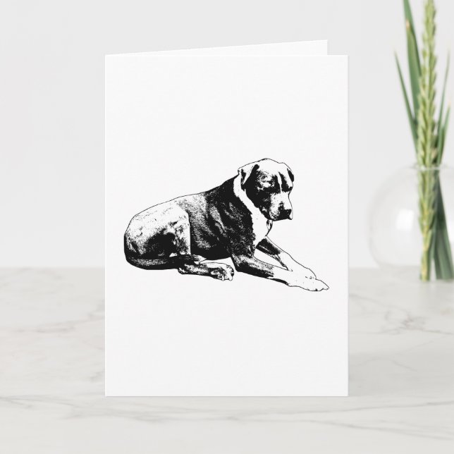 Tranquil Outline, Gentle Intent Card (Front)