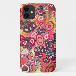 Tranquil Oval Corals Original Abstract Artwork iPhone 11 Case