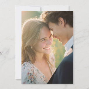 Tranquil Pastel Floral Photo Invitation