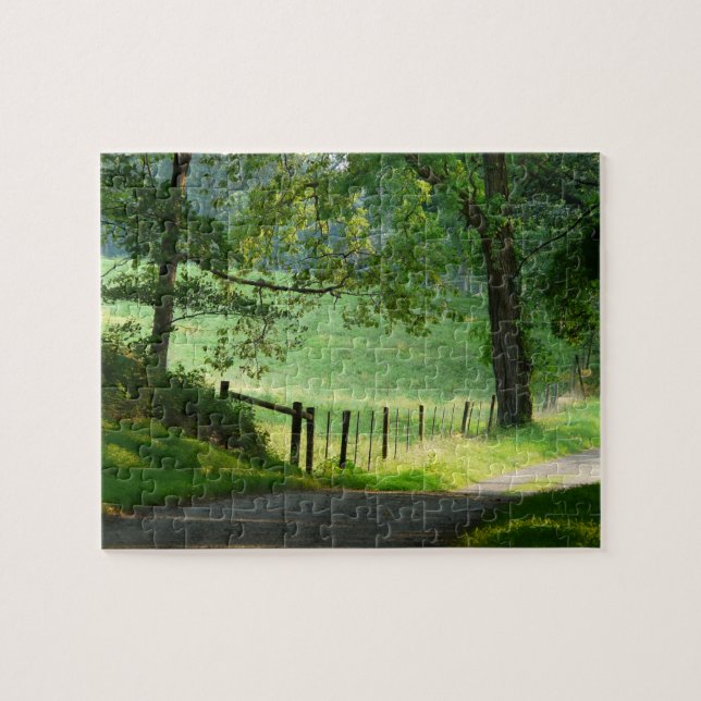 Tranquil Path-Summer Landscape Jigsaw Puzzle (Horizontal)