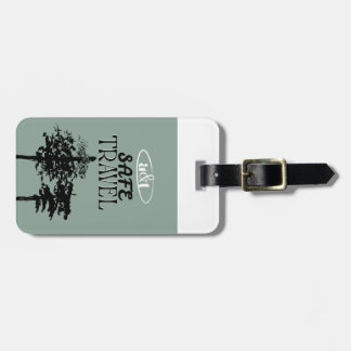 Tranquil Pines Travel Luggage Tag