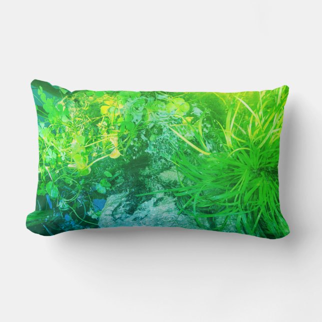 Tranquil Pond Garden Pillow (Front)