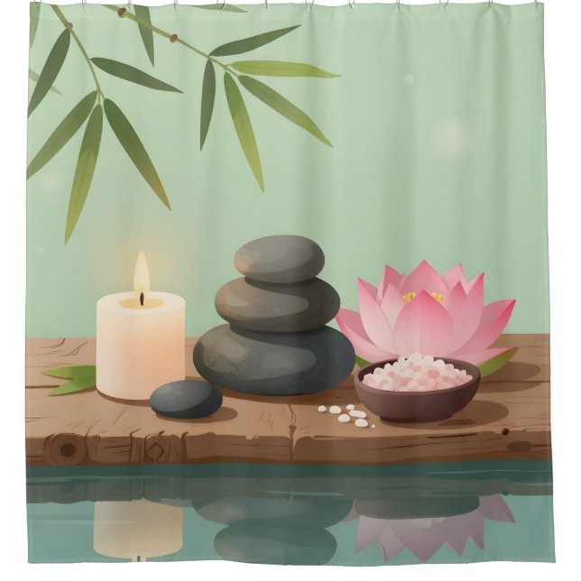 Tranquil Reflection -  Shower Curtain (Front)