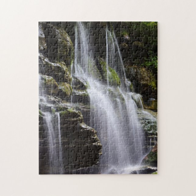 Tranquil Refreshing Waterfall - 11x14 inch Jigsaw Puzzle (Vertical)