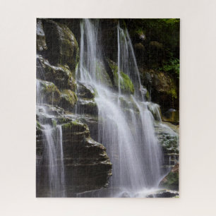 Tranquil Refreshing Waterfall - 16x20 inch Jigsaw Puzzle
