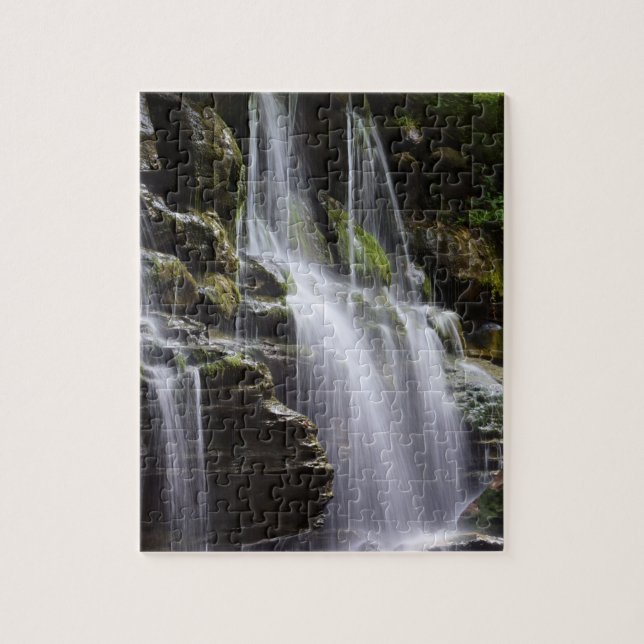 Tranquil Refreshing Waterfall - 8x10 inch Jigsaw Puzzle (Vertical)