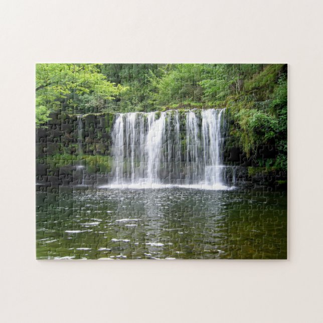 Tranquil River Waterfall Jigsaw Puzzle (Horizontal)