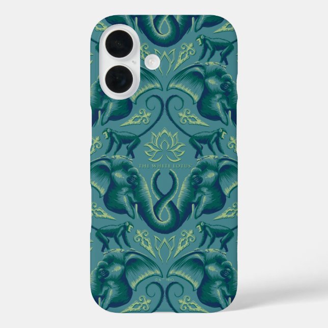 Tranquil Safari Tapestry Pattern - The White Lotus Case-Mate iPhone Case (Back)