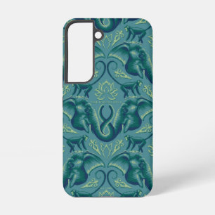 Tranquil Safari Tapestry Pattern - The White Lotus Samsung Galaxy Case