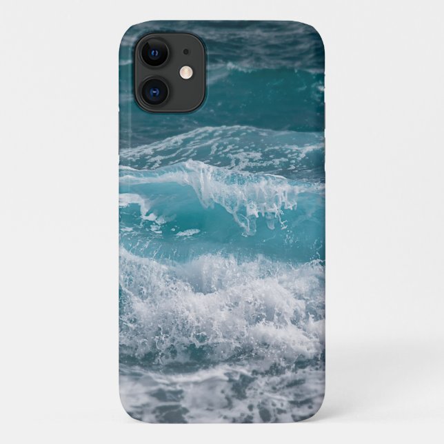 Tranquil Sea Motion Inspired Premium Case-Mate iPhone Case (Back)