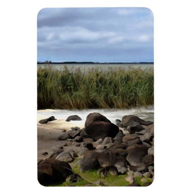 Tranquil Shores of Lake Bolac Magnet (Vertical)