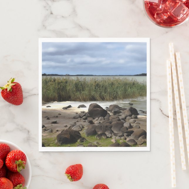 Tranquil Shores of Lake Bolac Napkin (Insitu)
