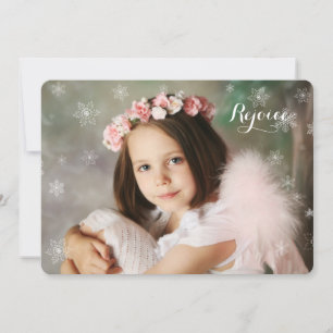 Tranquil Snow Holiday Photo Card