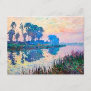 Tranquil Spring River Scene at Havelland Holiday Postcard