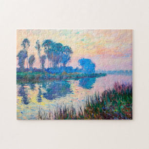 Tranquil Spring River Scene at Havelland Jigsaw Puzzle