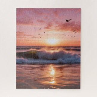 Tranquil Sunset Ocean Puzzle (520 Pieces)