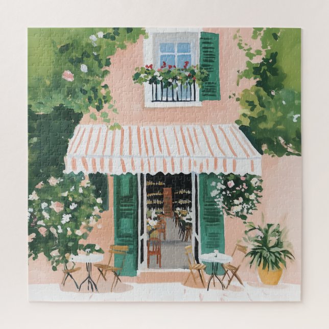 Tranquil Terrace in Rome Jigsaw Puzzle (Vertical)