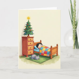 Tranquil Watercolor Christmas Card
