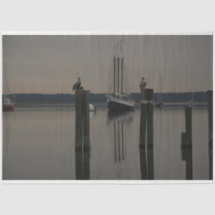 Tranquil Waters-Boat on the Water Decoupage Tissue Paper