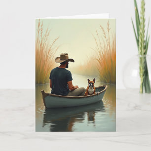 Tranquil Waters Fathers Day Card