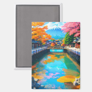 Tranquil Waters: Mt. Fuji's Reflection Magnet