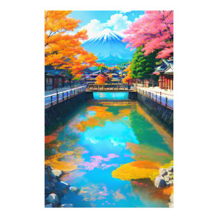 Tranquil Waters: Mt. Fuji's Reflection Photo Print