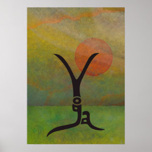 Tranquil Yoga Poster