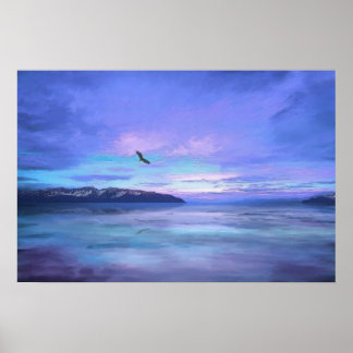 Tranquility At Dawn Poster