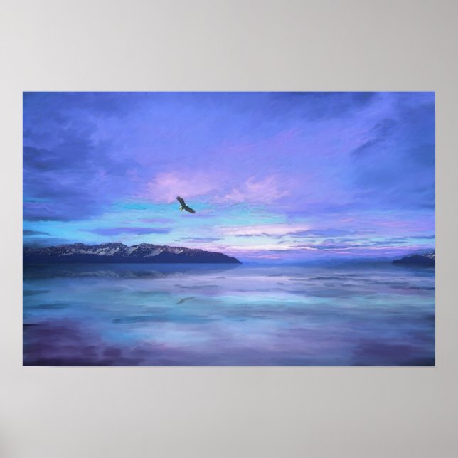 Tranquility At Dawn Poster (Front)