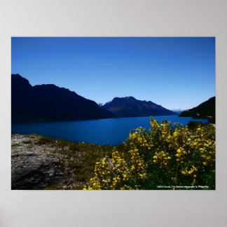 Tranquillity Blues South Island, New Zealand Poste Poster
