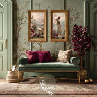 Tranquillity Chinoiserie Bird Floral Romance 