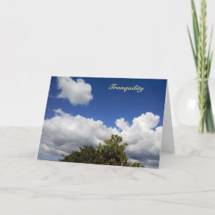 Tranquillity florida clouds Greeting Card