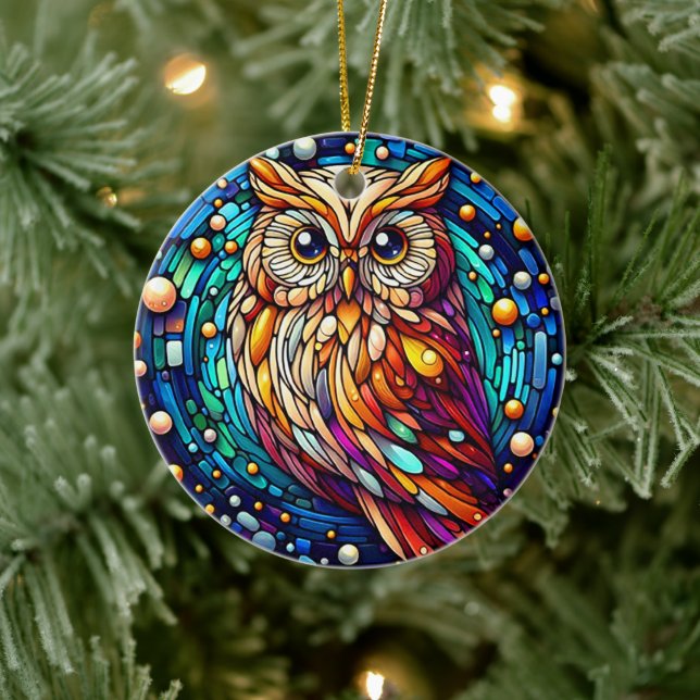 Tranquillity in Glass Bench And Flowers On Stained Ceramic Ornament (Tree)