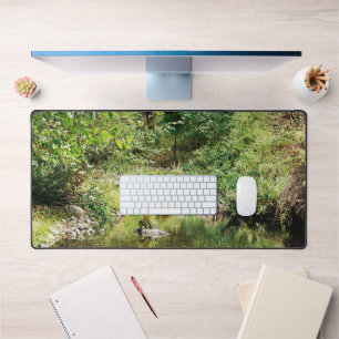 Tranquillity in the woods..... desk mat