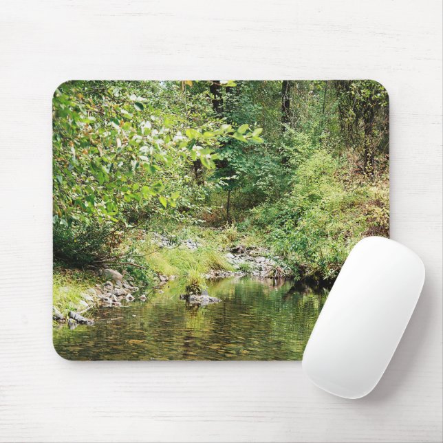 Tranquillity in the woods...... mouse pad (With Mouse)