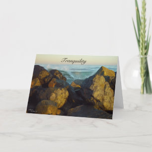Tranquillity Ocean waves Greeting Card