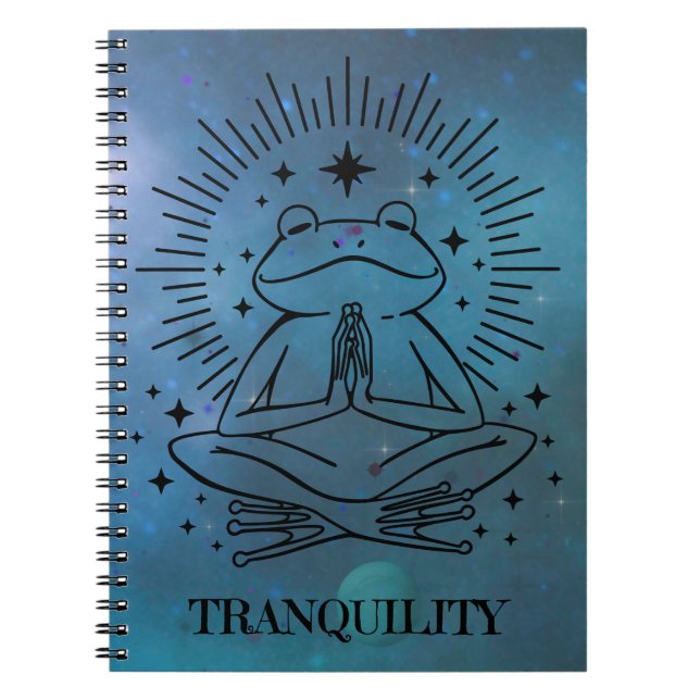 Tranquillity Yoga Notebook (Front)